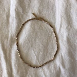 The Kooples Gold Box Chain Necklace